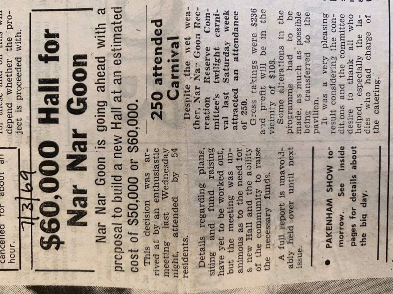 Nar Nar Goon Soldiers Memorial Hall Creating Cardinia