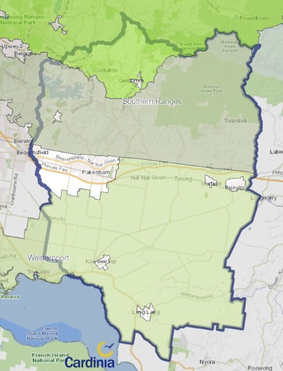 Cardinia Shire Council green wedges