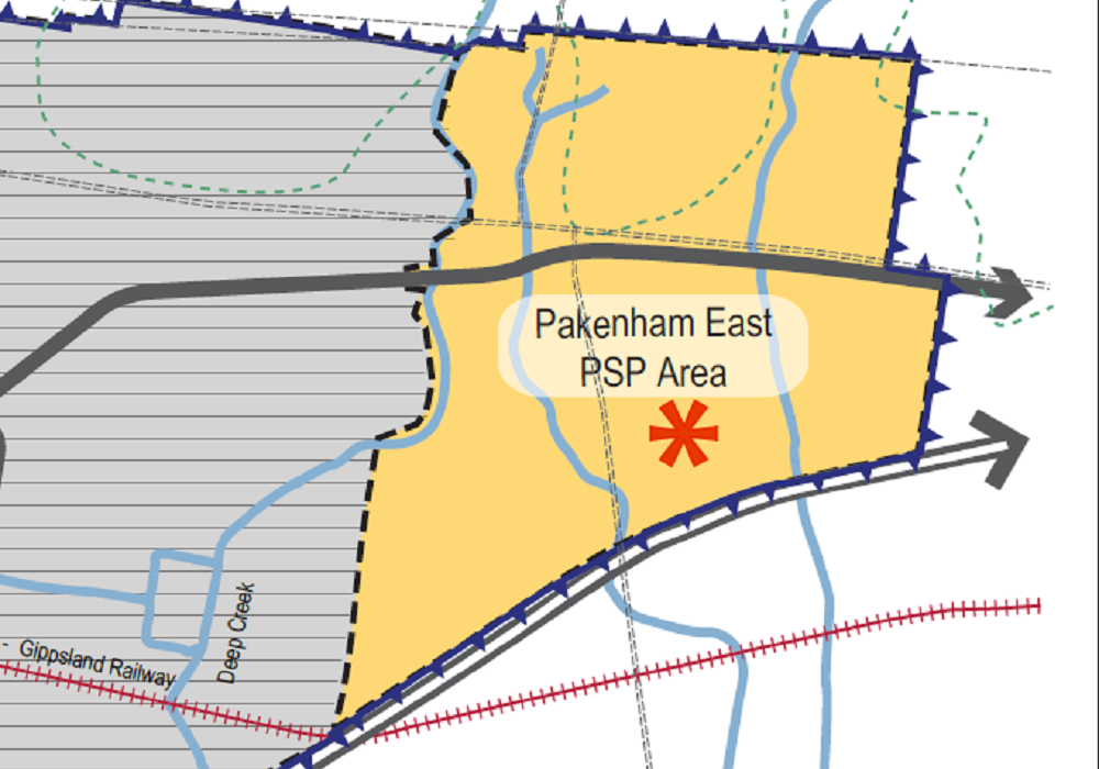Pakenham East Precinct area map