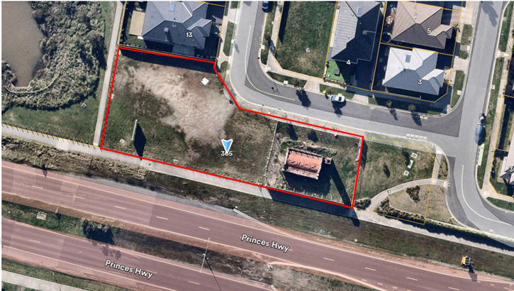 Aerial view of Officer Kiln