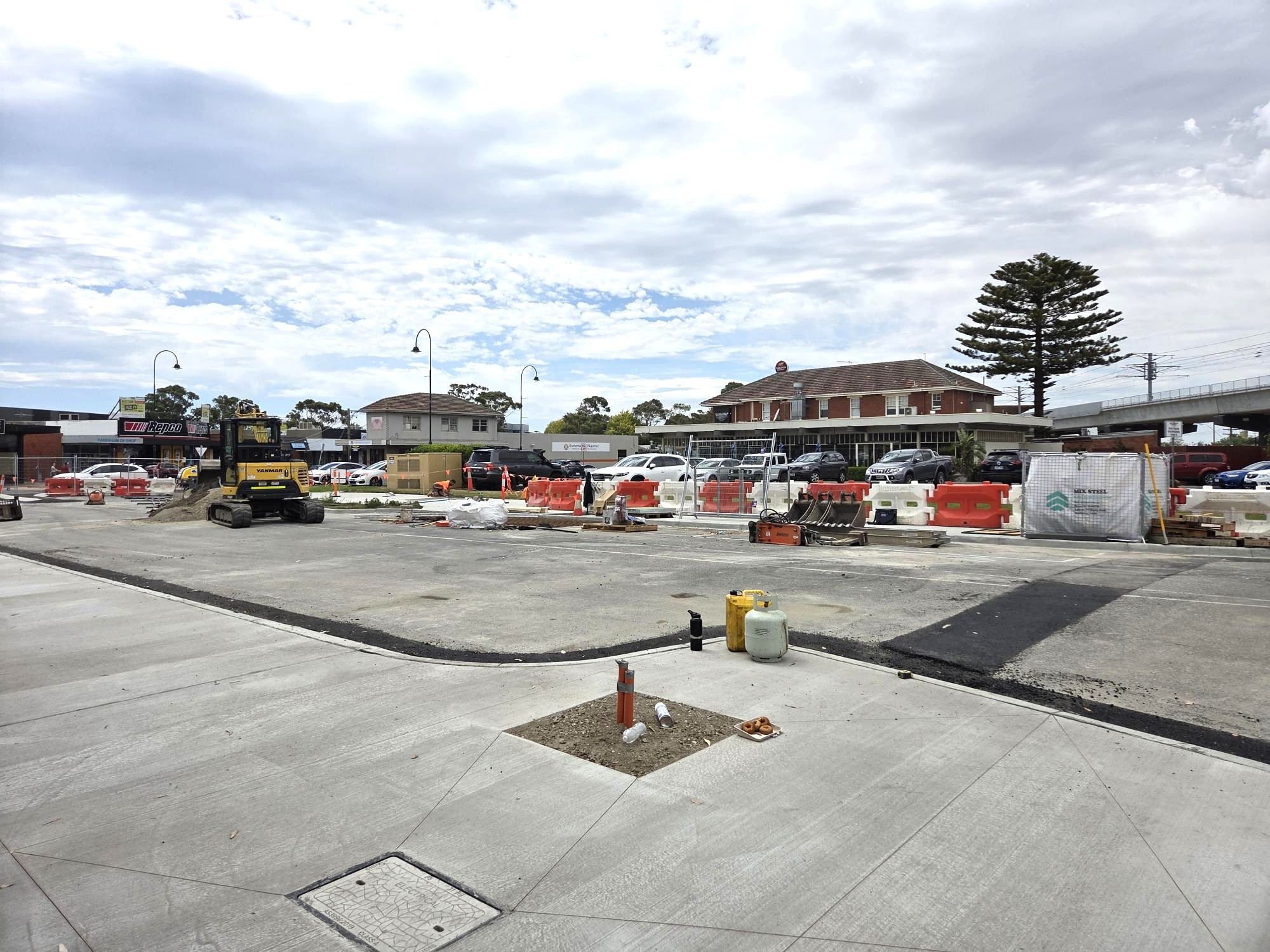 Drake Place upgrade progress in early February 2026